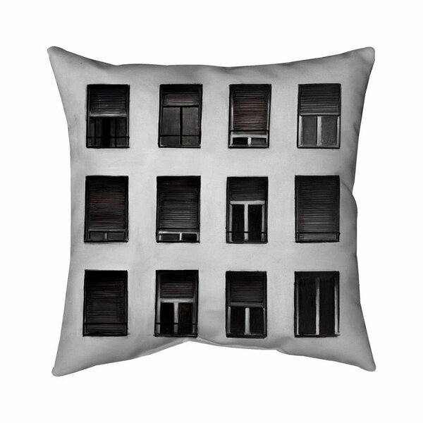 Begin Home Decor 20 x 20 in. Windows-Double Sided Print Indoor Pillow 5541-2020-CI274